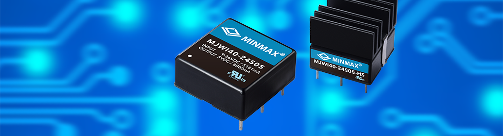 MINMAX MJWI40 encapsulated 40W isolated DC-DC converters